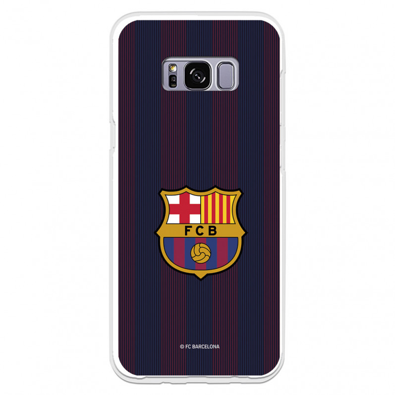 FC Barcelona Samsung Galaxy S8 Plus Hülle Blaugrana Lines – FC Barcelona Offizielle Lizenz