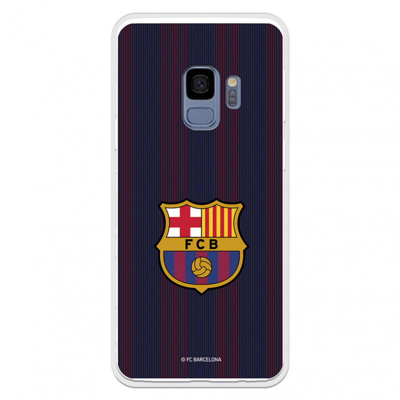 FC Barcelona Samsung Galaxy S9 Hülle Blaugrana Lines – FC Barcelona Offizielle Lizenz