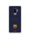 FC Barcelona Barsa Blauer Hintergrund Samsung Galaxy S9 Plus Hülle – Offizielle FC Barcelona Lizenz