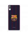 FC Barcelona Sony Xperia L3 Hülle Blaugrana Lines - FC Barcelona Offizielle Lizenz