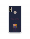 Hülle für Xiaomi Mi A2 Lite FC Barcelona Barsa Blauer Hintergrund - FC Barcelona Offizielle Lizenz