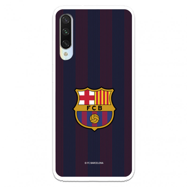 FC Barcelona Xiaomi Mi A3 Hülle Blaugrana Lines - FC Barcelona Offizielle Lizenz