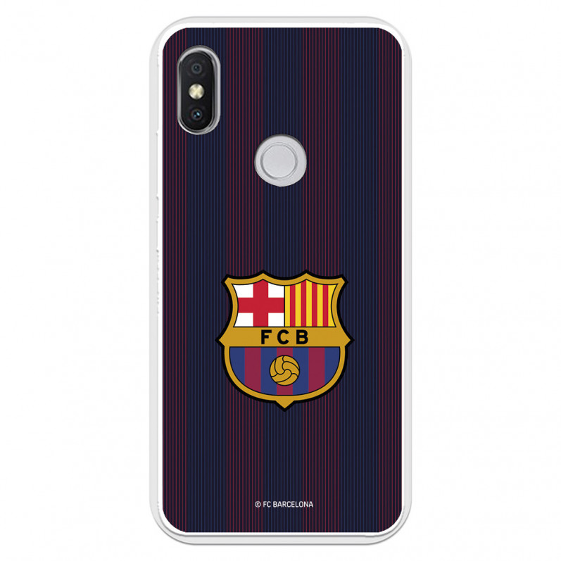 FC Barcelona Xiaomi Redmi S2 Hülle Blaugrana Lines - FC Barcelona Offizielle Lizenz