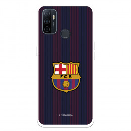 Funda para Oppo A32 del Barcelona Rayas Blaugrana - Licencia Oficial FC Barcelona