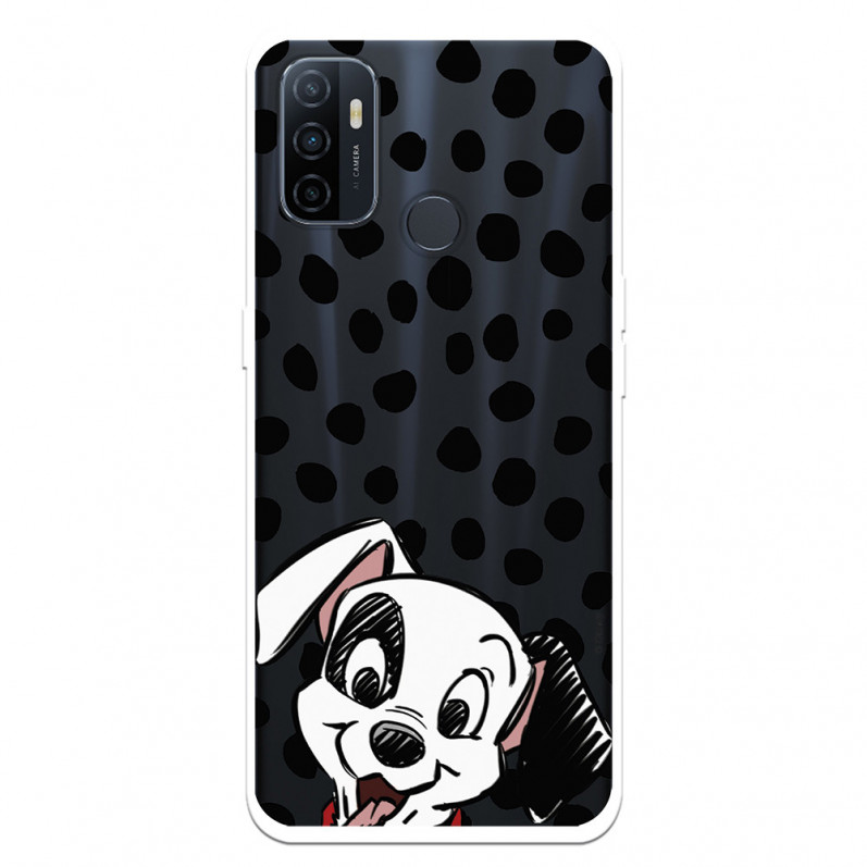 Funda para Oppo A53 Oficial de Disney Cachorro Manchas - 101 Dálmatas