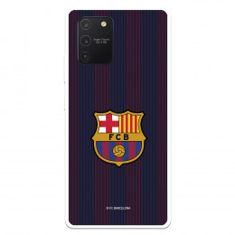 Funda para Samsung Galaxy A91 del Barcelona Rayas Blaugrana - Licencia Oficial FC Barcelona