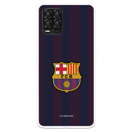 Funda para Realme 8 del Barcelona Rayas Blaugrana - Licencia Oficial FC Barcelona