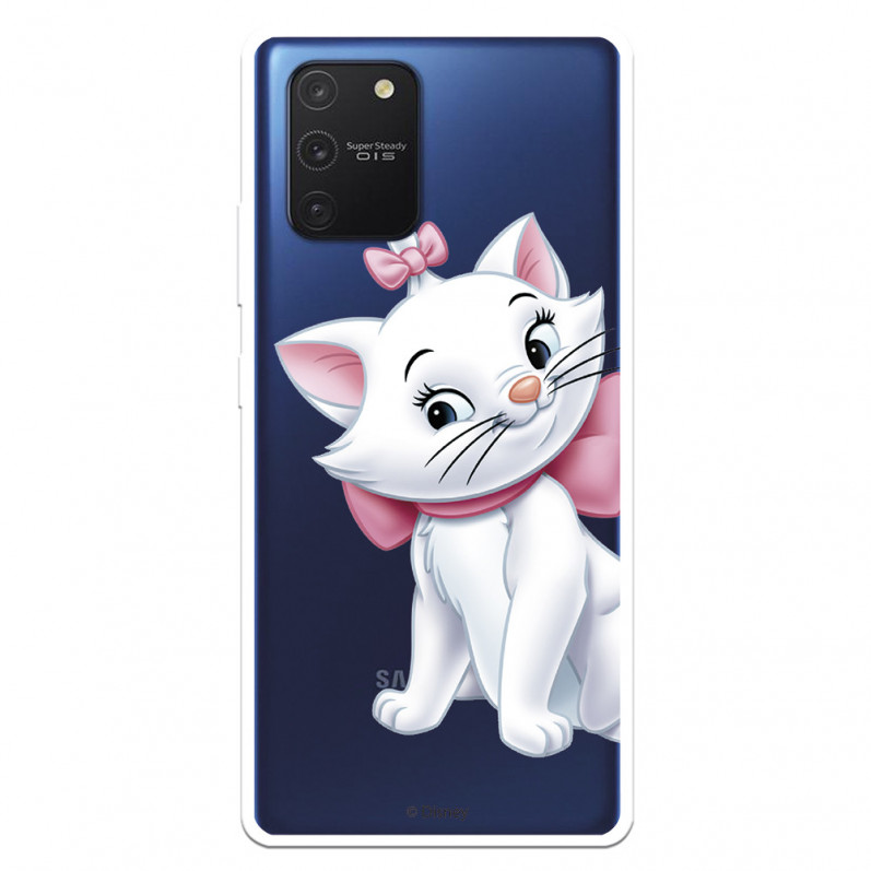 Fundaara Samsung Galaxy S10 Lite Oficial de Disney Marie Silueta - Los Aristogatos