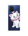 Fundaara Samsung Galaxy S10 Lite Oficial de Disney Marie Silueta - Los Aristogatos