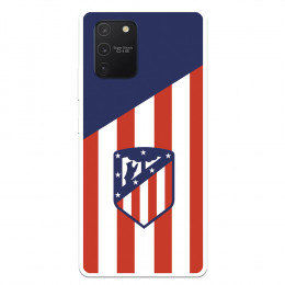 Funda para Samsung Galaxy S10 Lite del Atleti Escudo Fondo Atletico - Licencia Oficial Atlético de Madrid