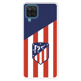 Funda para Samsung Galaxy A22 4G del Atleti Escudo Fondo Atletico - Licencia Oficial Atlético de Madrid