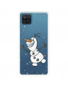 Funda para Samsung Galaxy A22 4G Oficial de Disney Olaf Transparente - Frozen