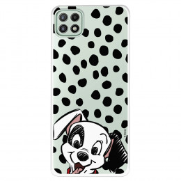 Funda para Samsung Galaxy A22 5G Oficial de Disney Cachorro Manchas - 101 Dálmatas