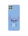 Funda para Samsung Galaxy A22 5G Oficial de Disney Stitch Azul - Lilo & Stitch