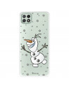 Funda para Samsung Galaxy A22 5G Oficial de Disney Olaf Transparente - Frozen