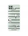 Funda para Samsung Galaxy A22 5G Oficial de Peanuts Snoopy rayas - Snoopy