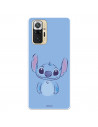 Funda para Xiaomi Redmi Note 10 Pro Oficial de Disney Stitch Azul - Lilo & Stitch