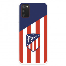 Funda para Samsung Galaxy A02s del Atleti Escudo Fondo Atletico - Licencia Oficial Atlético de Madrid