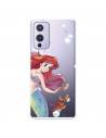 Funda para OnePlus 9 Oficial de Disney Ariel y Sebastián Burbujas - La Sirenita