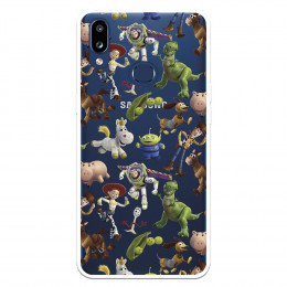 Funda para Samsung Galaxy A10s Oficial de Disney Muñecos Toy Story Siluetas - Toy Story