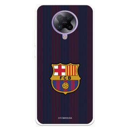 Funda para Xiaomi Redmi K30 Pro del Barcelona Rayas Blaugrana - Licencia Oficial FC Barcelona