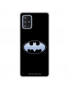 Funda para Samsung Galaxy A71 5G Oficial de DC Comics Batman Logo Transparente - DC Comics