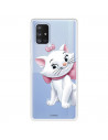 Funda para Samsung Galaxy A71 5G Oficial de Disney Marie Silueta - Los Aristogatos