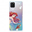 Hülle für Samsung Galaxy A81 Offizielles Disney Ariel und Sébastien Bubbles - Die kleine Meerjungfrau