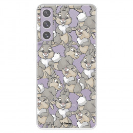 Funda para Samsung Galaxy S21 FE Oficial de Disney Tambor Patrones - Bambi