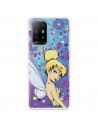 Funda para Oppo A94 5G Oficial de Disney Campanilla Flores - Peter Pan