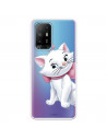 Funda para Oppo A94 5G Oficial de Disney Marie Silueta - Los Aristogatos