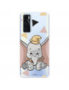 Funda para Vivo Y70 Oficial de Disney Dumbo Silueta Transparente - Dumbo