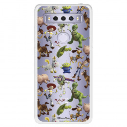 Funda para TCL 10 SE Oficial de Disney Muñecos Toy Story Siluetas - Toy Story