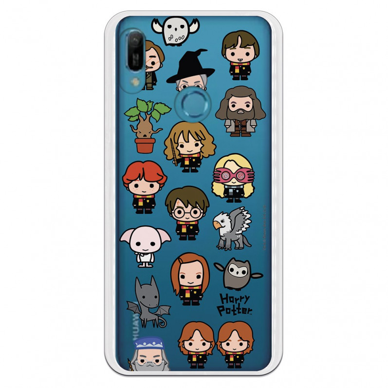 Carcasa Oficial Harry Potter icons characters para Huawei Y6 2019- La Casa de las Carcasas