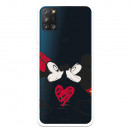 Funda para Alcatel 3X 2020 Oficial de Disney Mickey y Minnie Beso - Clásicos Disney