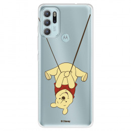 Funda para Motorola Moto G60S Oficial de Disney Winnie  Columpio - Winnie The Pooh