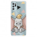 Funda para Motorola Moto G60S Oficial de Disney Dumbo Silueta Transparente - Dumbo