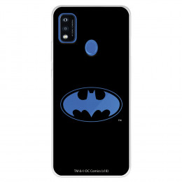 Funda para ZTE Blade A51 Oficial de DC Comics Batman Logo Transparente - DC Comics