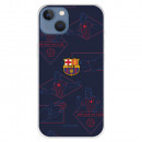 Funda para iPhone 13 del Barcelona Mes que un Club - Licencia Oficial FC Barcelona