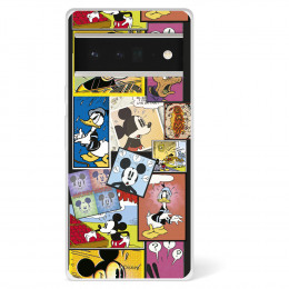 Funda para Google Pixel 6 Pro Oficial de Disney Mickey Comic - Clásicos Disney