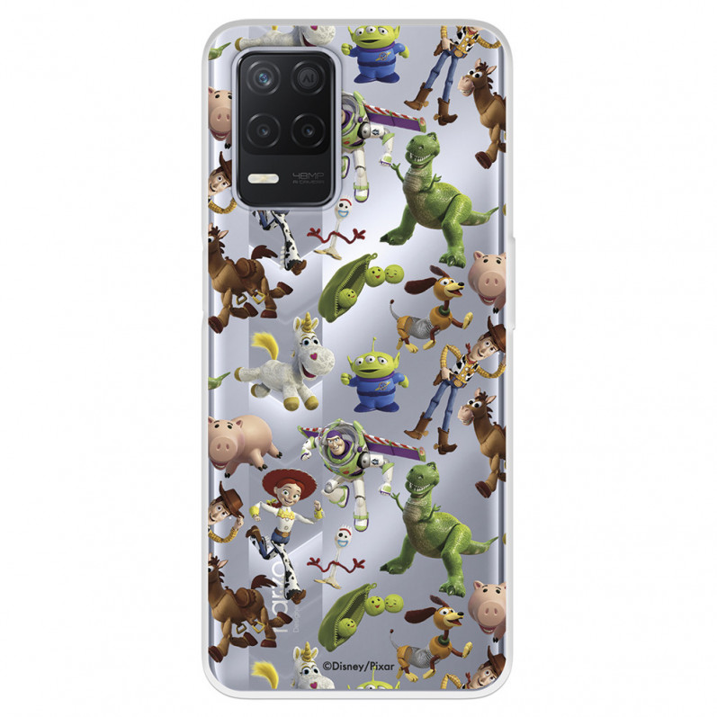 Funda para Realme Narzo 30 5G Oficial de Disney Muñecos Toy Story Siluetas - Toy Story