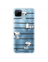 Funda para Realme C21Y Oficial de Peanuts Snoopy rayas - Snoopy