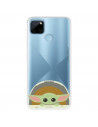 Funda para Realme C25Y Oficial de Star Wars Baby Yoda Sonrisas - The Mandalorian