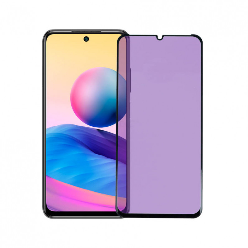 Verre Trempé Complet Anti Blue-Ray pour Xiaomi Poco M4 Pro 5G