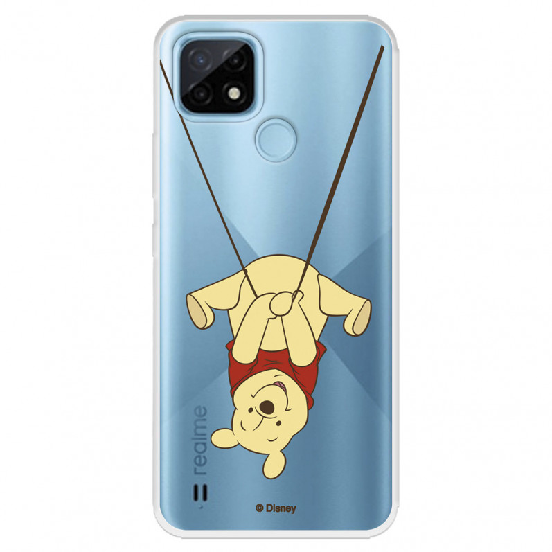 Coque pour Realme C21 Officielle de Disney Winnie Balançoire - Winnie The Pooh