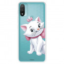 Funda para Motorola Moto E40 Oficial de Disney Marie Silueta - Los Aristogatos