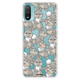 Funda para Motorola Moto E30 Oficial de Disney Tambor Patrones - Bambi