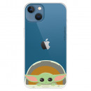 Coque pour iPhone 13 Officielle de Star Wars Baby Yoda Sourires - The Mandalorian