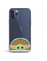 Coque pour iPhone 12 Pro Max Officielle de Star Wars Baby Yoda Sourires - The Mandalorian