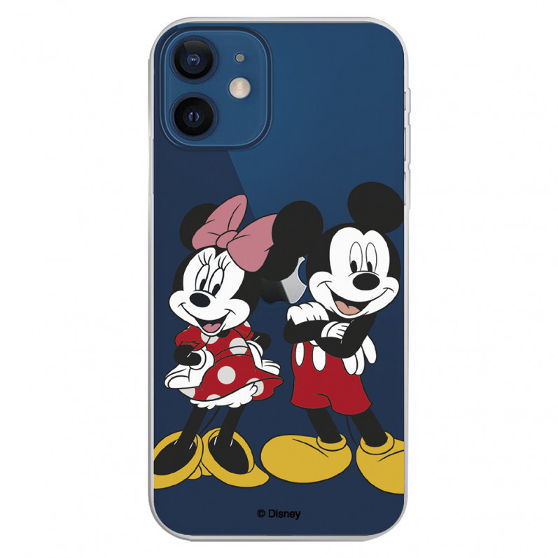 Coque pour iPhone 12 Pro Officielle de Disney Mickey et Minnie Photo - Classiques Disney